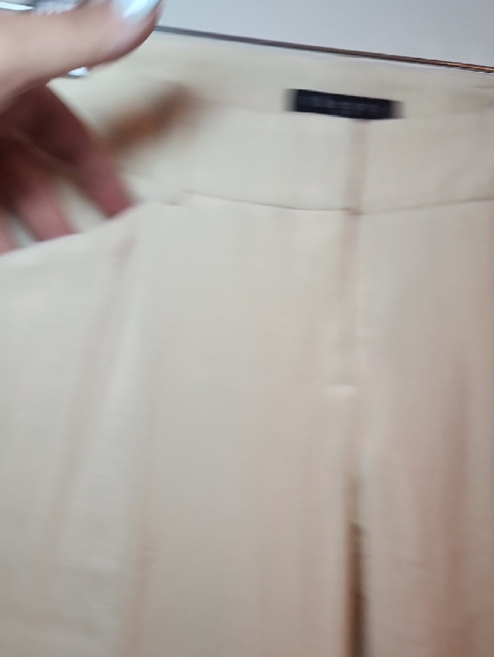 Theory Soft Cream Ivory Wool Flair Pants Size 2 - Picture 9 of 10